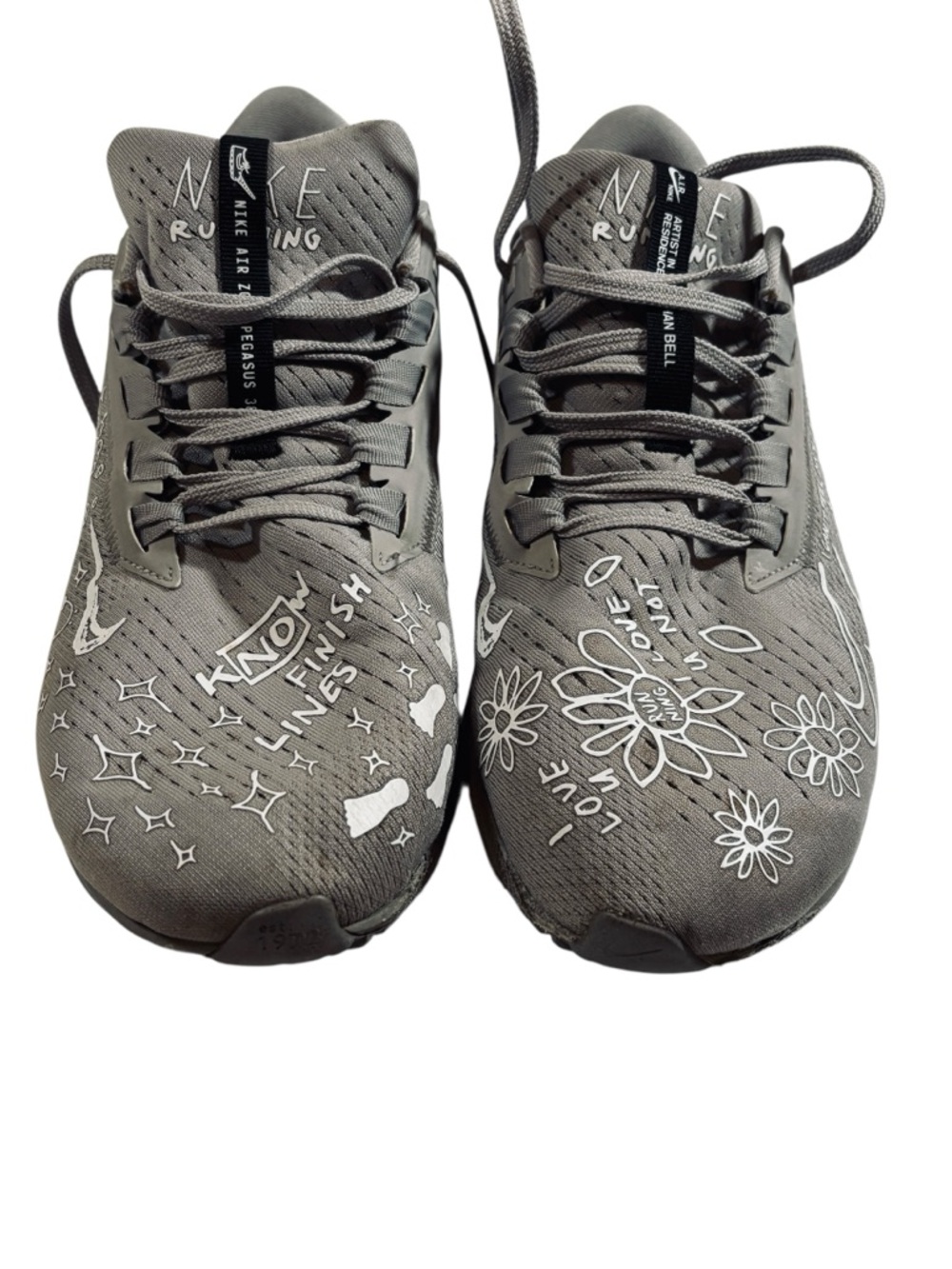 Nathan Bell x Nike Pegasus 38 Men Size 10 doodlecore limited edition streetware